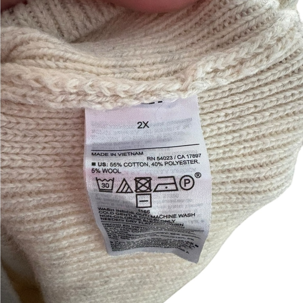Old Navy V-Neck Rib-Knit Tank Top Wool Stretch Cropped 2X - Picture 6 of 9